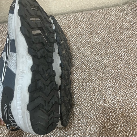 Saucony Grid Raptor Tr 2 Men’s Running Shoe Gray Blue Sz 11.5 Outdoor Casual EUC - Picture 4 of 8